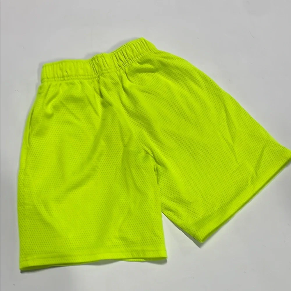 Boy’s Neon Yellow Athletic Shorts‎ Size 8/10 Med -  4210
